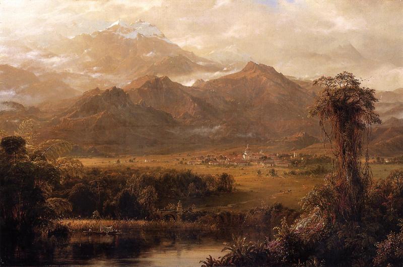 Frederic Edwin Church Mountains of Ecuador